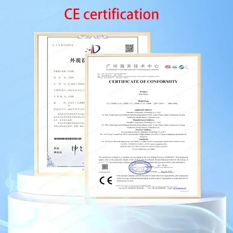 1600W Negative Ionic Hair Dryer For Dyson Hair Dryer Shelf 2 IN 1 Become Hand Dryer Whitout Drilling Hanger Household