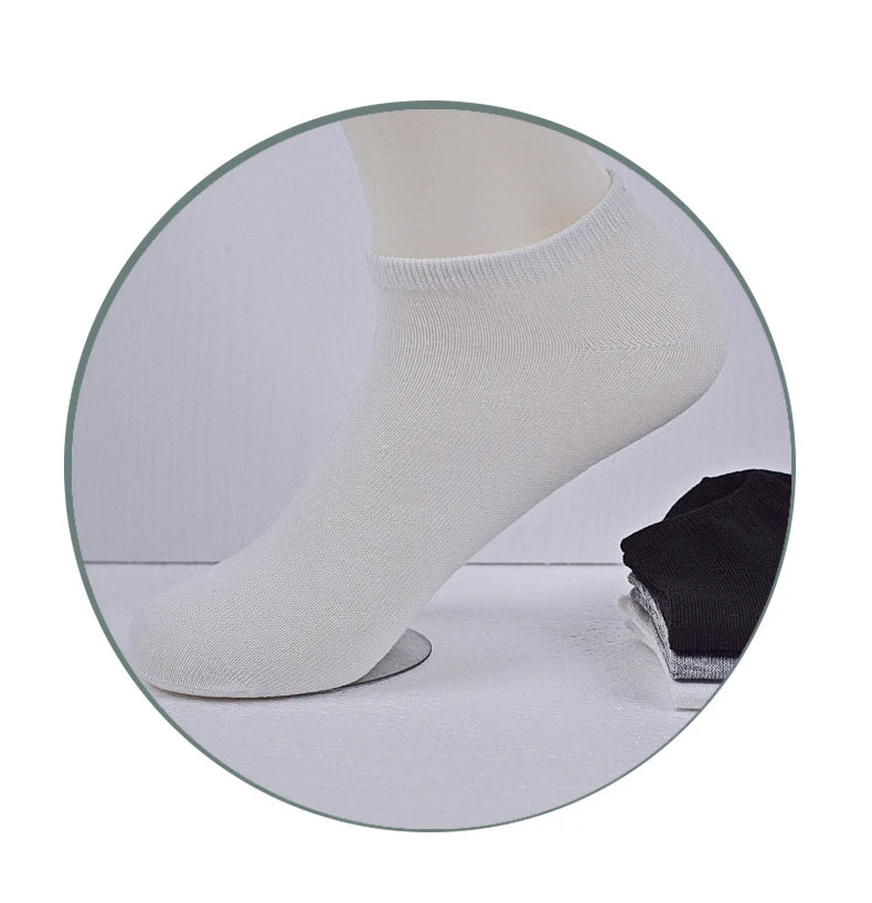 5 Pairs of Women's/men's Boat Socks Invisible Low Cut Anti Slip Summer No Show Ankle Socks Solid Color Casual Breathable.