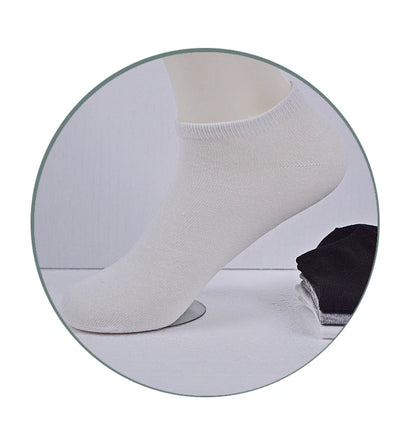 5 Pairs of Women's/men's Boat Socks Invisible Low Cut Anti Slip Summer No Show Ankle Socks Solid Color Casual Breathable.