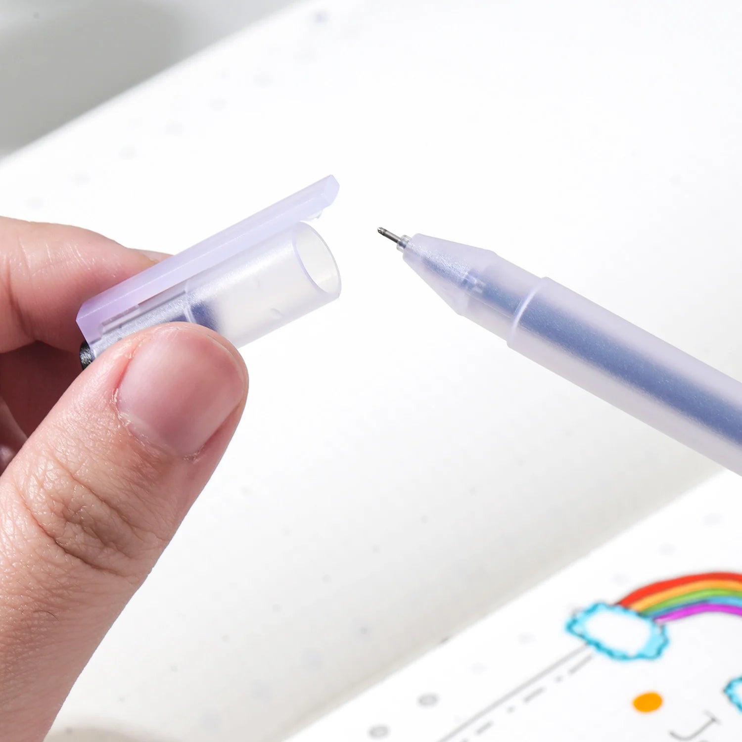 Deli 12 Teile/satz Gel Stift Schule Stifte Set Stift 0,5 MM Farbe Tinte Schreibwaren Student LieferungenWasser-basierte Stift Schreiben malerei Werkzeuge.