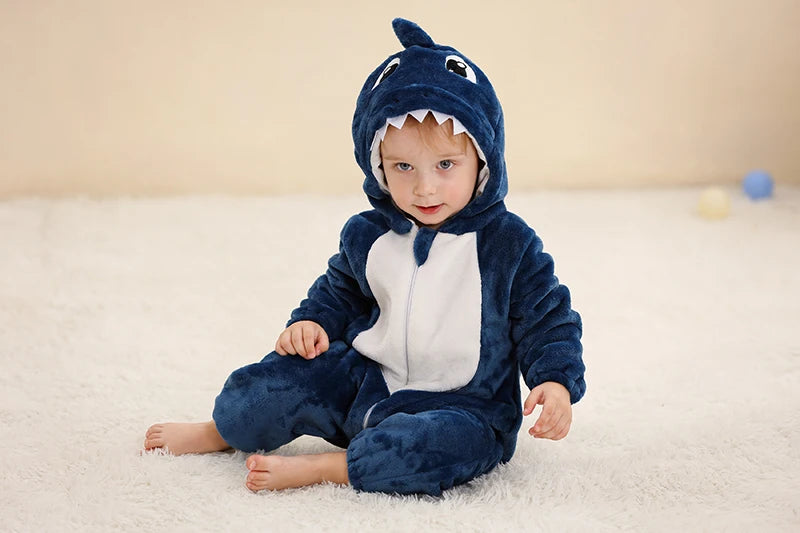 MICHLEY Winter Baby Strampler Mit Kapuze Flanell Cosplay Kleinkind Infant Kleidung Insgesamt Bodys Overall Kostüm Für Kinder Mädchen Junge