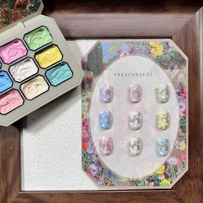 Nail Art UV Oil Paintting Gel for Nails DIY Carve Patterns 3D UV Texture Gel Carving Flowers Accessories for Manicure Tools.