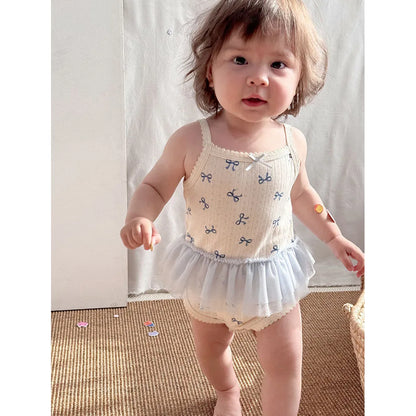 0-24M Baumwolle Baby Mädchen Strampler Herz Druck Nette Prinzessin Body Sommer Neugeborenen Kind Baby Kleidung Kurzarm outfit.