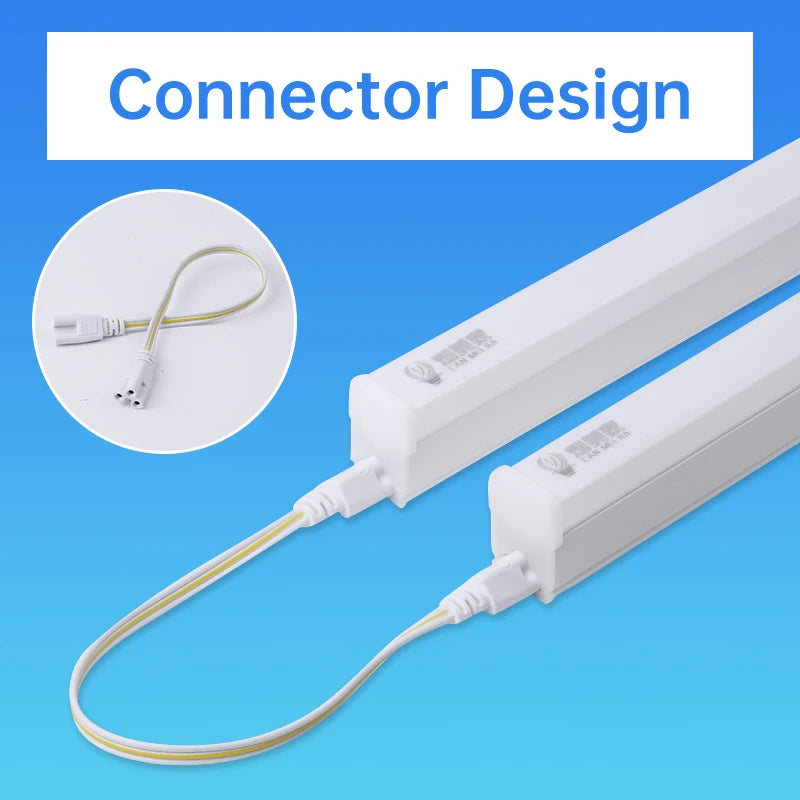 T5 Led Tube Light Bar 180-265V Kitchen Under Cabinet Lamp Connected Closet Lamp Indoor Lighting Fixture For Living Room Bedroom.
