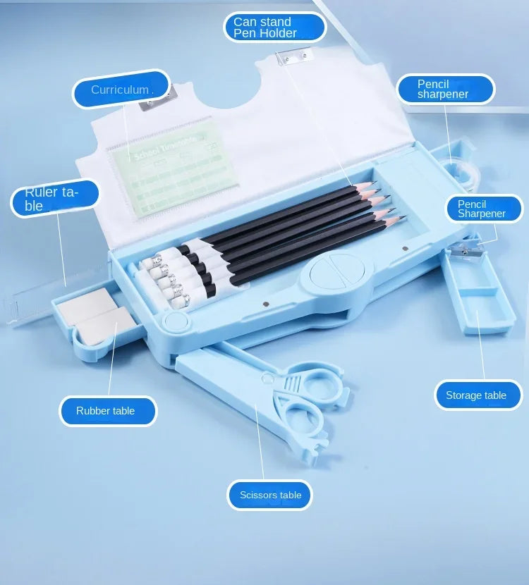 Astronaut multifunktion ale Büro Briefpapier Box Grundschule Schüler große Kapazität Feder mäppchen Cartoon Geschenk 6-teiliges Set.