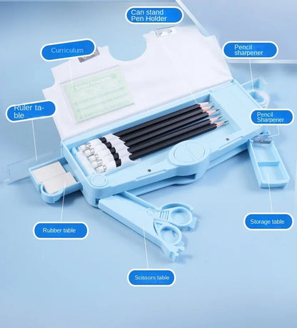 Astronaut multifunktion ale Büro Briefpapier Box Grundschule Schüler große Kapazität Feder mäppchen Cartoon Geschenk 6-teiliges Set.