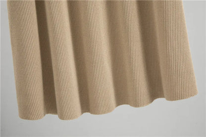 Women Knitted Sweater Muslim 3 Piece Set Long Cardigan Coat Skirt Vest Suit Knit Skirts Outfits Morocco Tracksuit Autumn Winter.