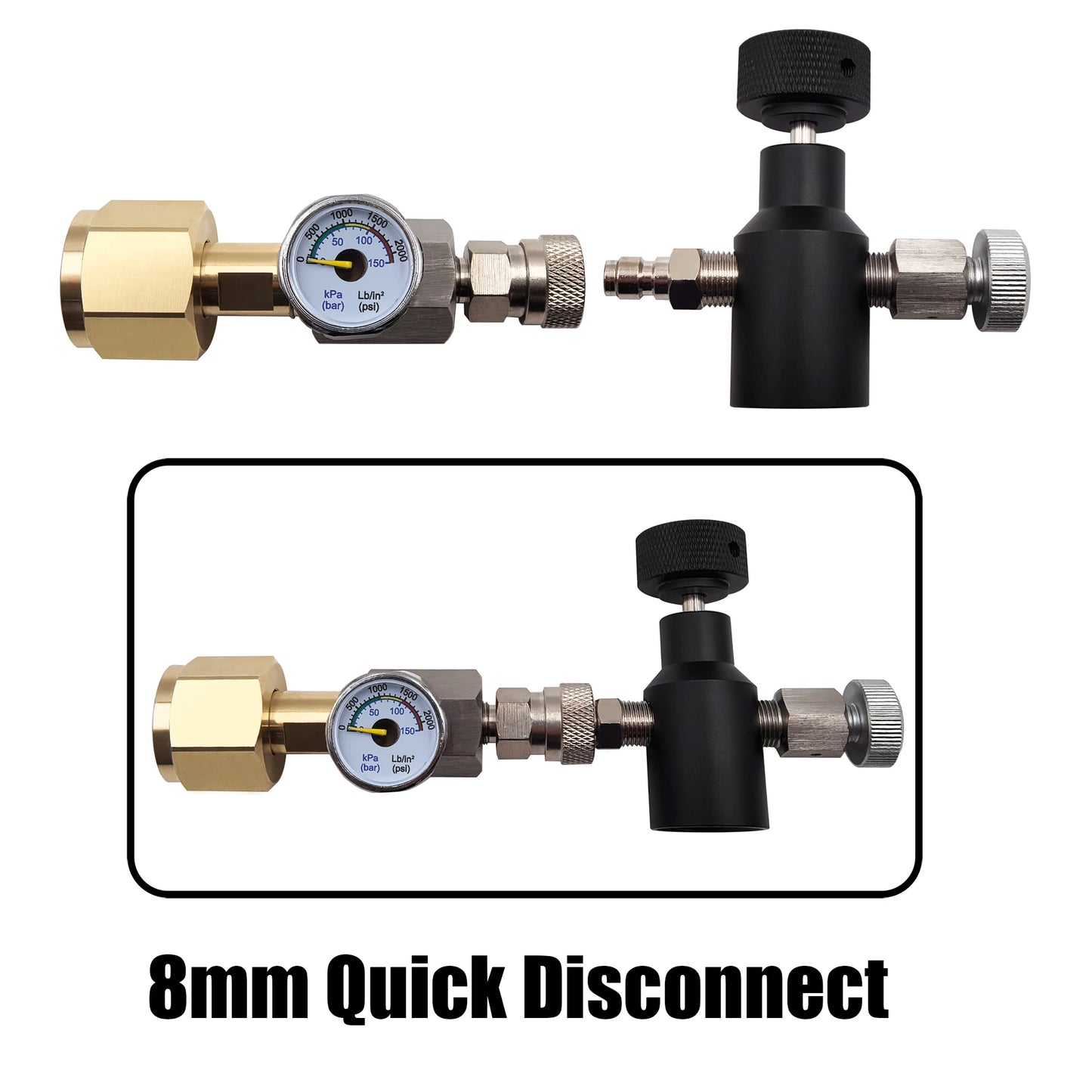 Brand New Filling Station Soda Water Maker Cylinder Tank Bottle CO2 Refill Adapter Connector W21.8-14 or G3/4 or CGA320.