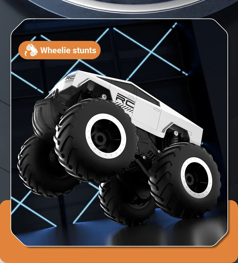 JJRC Auto Remote Control Car Alloy Rc Cars Trucks Vehicle Full-Scale Car Motorcycle Camping Trailer Toys for Boys Kids Children.