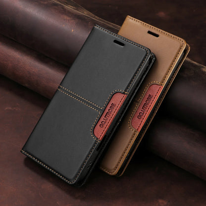Leather Phone Case for Xiaomi Mi 14T 13T 12T 11T Pro Magnetic Flip Wallet for Mi Poco X7 X6 X5 F6 M6 Pro X3 F3 Card Wallet Cover.