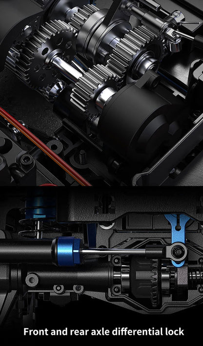 MJX in stock 1:8 Foc Westward H8h Defender Brushless 3s Off-road Differential Lock Remote Control Climbing Model Car Toy Gift.