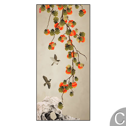 Chinese Simple Ink Art Canvas Poster Flower And Bird Wall Painting Prints Pictures Bedroom Corridor Living Room Decoration Mural.