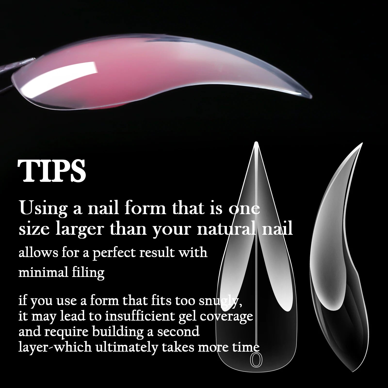 New Eagle Claw Nail-Forms 140pcs Crystal Extension Tips For Quick Gel Nails Paperless Nail Art Kit With Claw Shaped Design Salon.