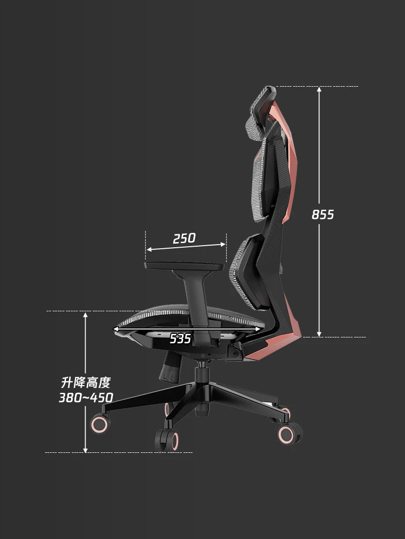 Moderner Designer-Gaming-Stuhl, bequem, luxuriös, Kreativität, drehbarer Gaming-Stuhl, verstellbar, elastisch, Sillas De Oficina-Möbel