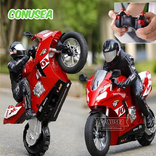 RC Stunt Motorcycle Car 1/6 High Speed Motorbike Model 2.4G Radio Control Car Remote Controlled Toy Drift Cars Toys For Boys Kid.