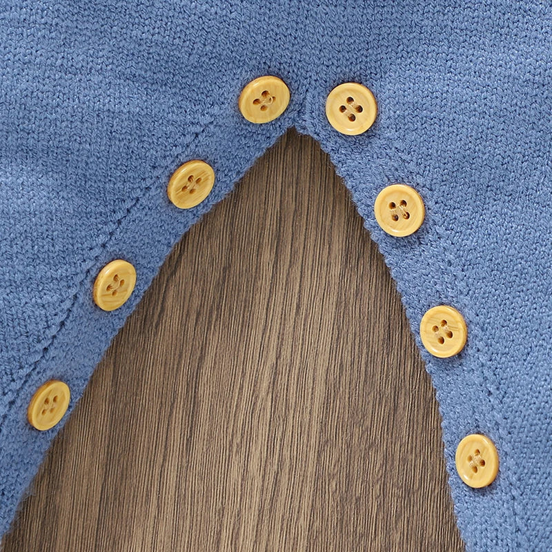 Baby Strampler Blau Langarm Stricken Neugeborenen Jungen Overalls Playsuits Herbst Winter Infant Unisex Outfits Ein Stück Kinder Kostüme.