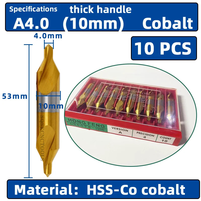 Hss Mittel bohrer für Metall 6 stücke Mittel bohrer Set Bohrloch zentrieren Bohrer Fräser Bohrer Set m35 Cen terin for bohren