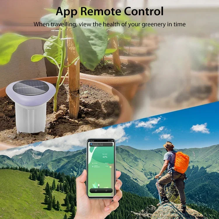 Tuya Smart ZigBee Solar Boden Sensor Temperatur und Feuchtigkeit Meter Thermo Hygrometer Home Garten Automatisierung Bewässerung Detektor.