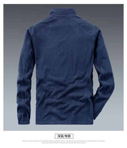 Men's Spring Autumn Jacket Thickened High-end Knitted Jacket Cardigan Outerwear Coat.