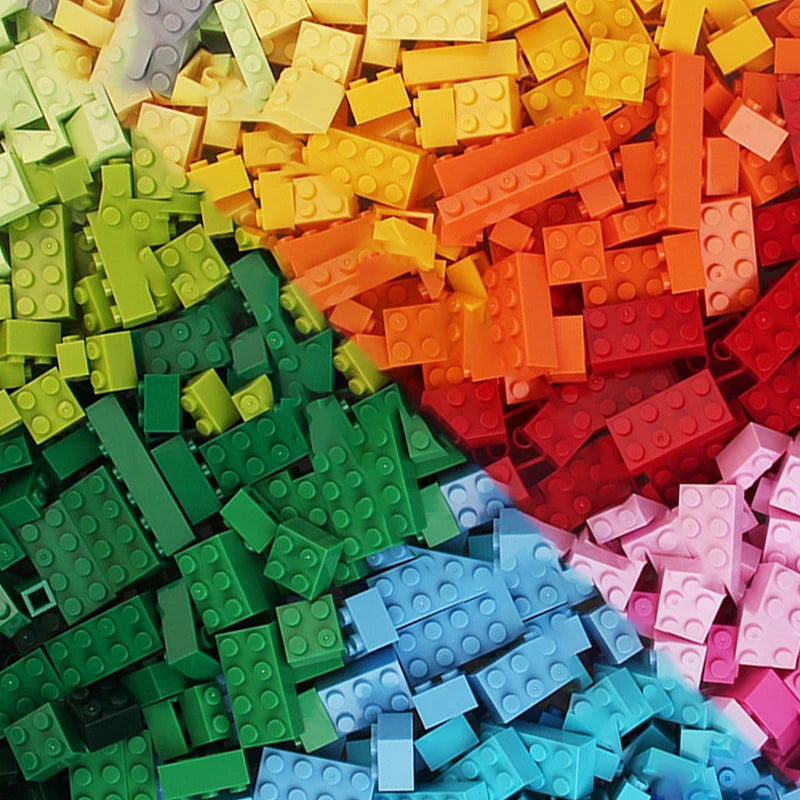 250/500/700 1000 Pcs Pieces Replacement Parts DIY Classic Brick Blocks Building Xmas Gift Creative Moc Sets City Brinquedos.