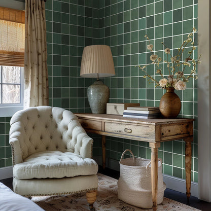 10Pcs PVC Square Peel and Stick Wall Panels, Living Room Decorative Wall Panels, Waterproof and Easy to Install, Bathroom