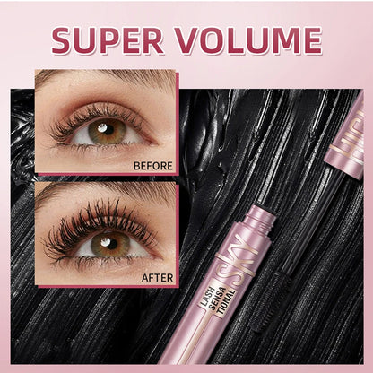 Natural Thick Curling Mascara Makeup Non-Smudge Brushes Lengthens Eyelashes Waterproof Fast Dry Black Curling Mascara Cosmetics.