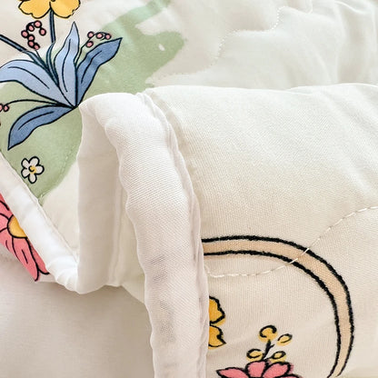 Quilted Mattress Cover For Kids Single/Double Size Rabbit Printing cubre colchón 200X220cm Anti-Mite 매트리스커버 Queen/King Size 매트리스.