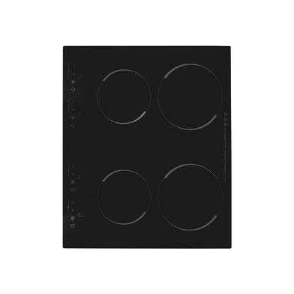 6000W Electric Ceramic Stove, 9 Power Adjustment Gear, Touch Screen Control 4-head Induction Cooker Electric Ceramic Cooktop.