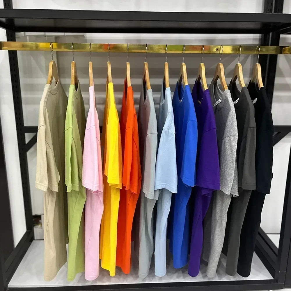 Banana Men's Casual Short-sleeved T-shirt with 100% Cotton Fashion print Tees oversize.