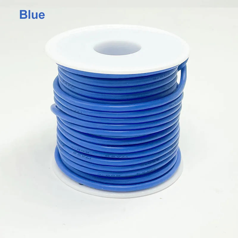 Soft Silicone Wire 16awg 18awg 20awg 22awg 24awg 26awg 28awg 30awg Stranded Tinned Copper High Temperature Cables.