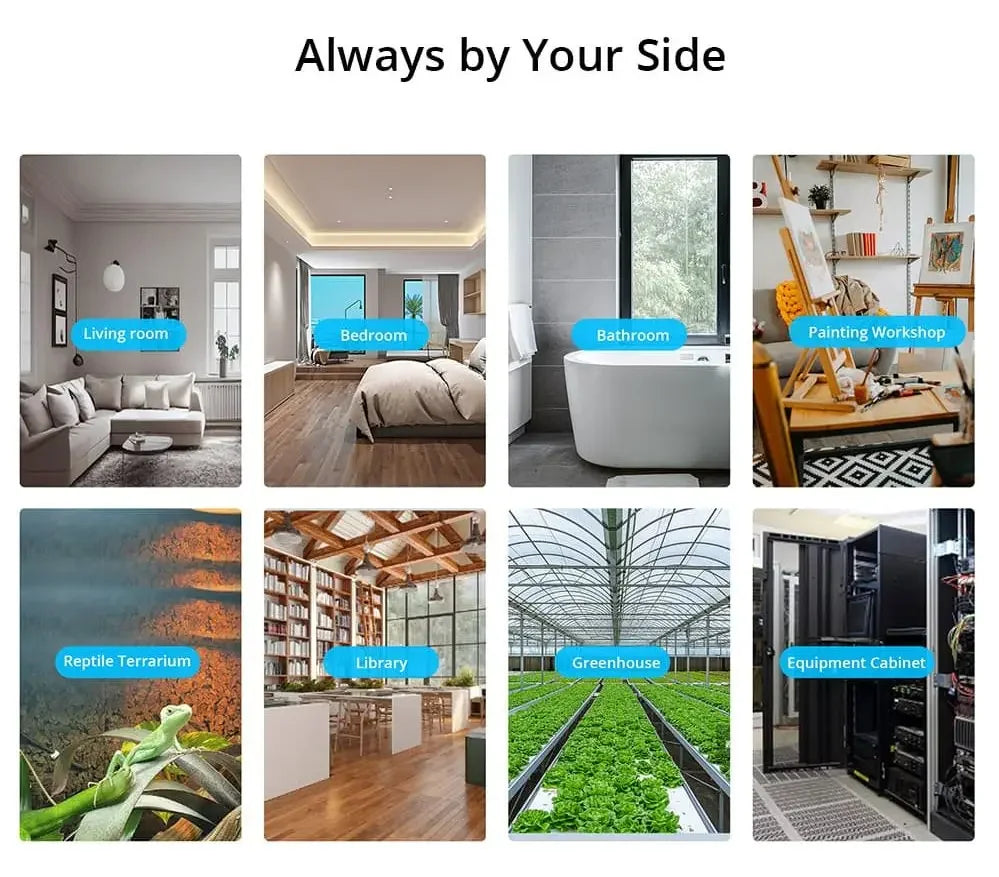 SONOFF SNZB-02P SNZB 02P Zigbee Temperature and Humidity Sensor Sonoff ZB Bridge-P Thermometer Detector Smart Home Via Ewelink.