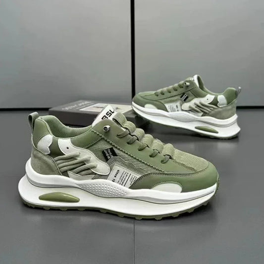 Brand Men Sneakers Thick Sole Comfortable Running Shoes Male Outdoor Mesh Sports Shooes Fashion Men Walking Shoes tenis hombres.