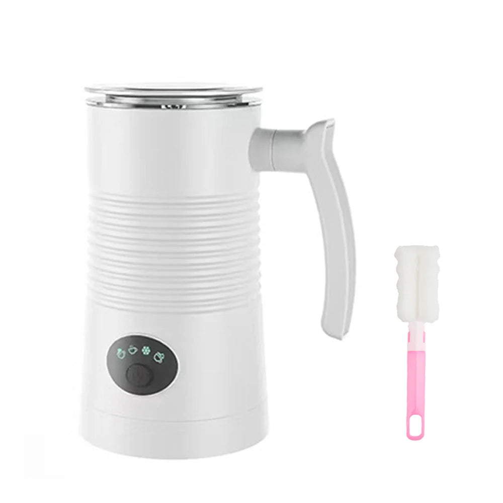 Electric Milk Frother Automatic Rotary Foamer for Coffee Cappuccino Latte 4 in 1 Hot and Cold Foam Maker Milk Frother Foamer