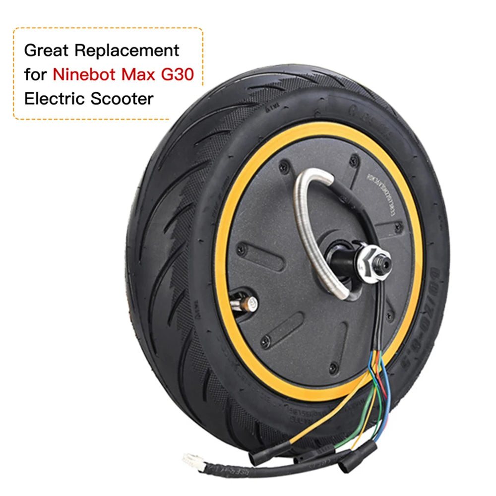 60/70-6.5 Motor Electric Scooter 36V 500W Engine Wheel For Ninebot Max G30 Electric Scooter Rear Driving Wheel Tire Motor Repair.