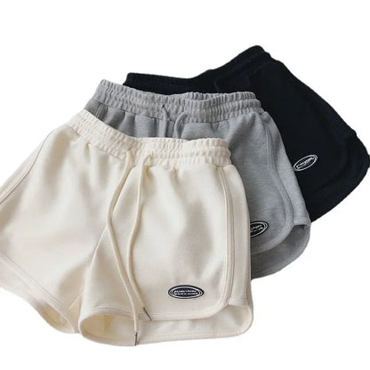 Shorts Women Summer A- shaped Slim Fit Versatile Loose Chili Girl Pants Summer Outdoor Casual Sports Fat Mm Three-piece Hot Pant.