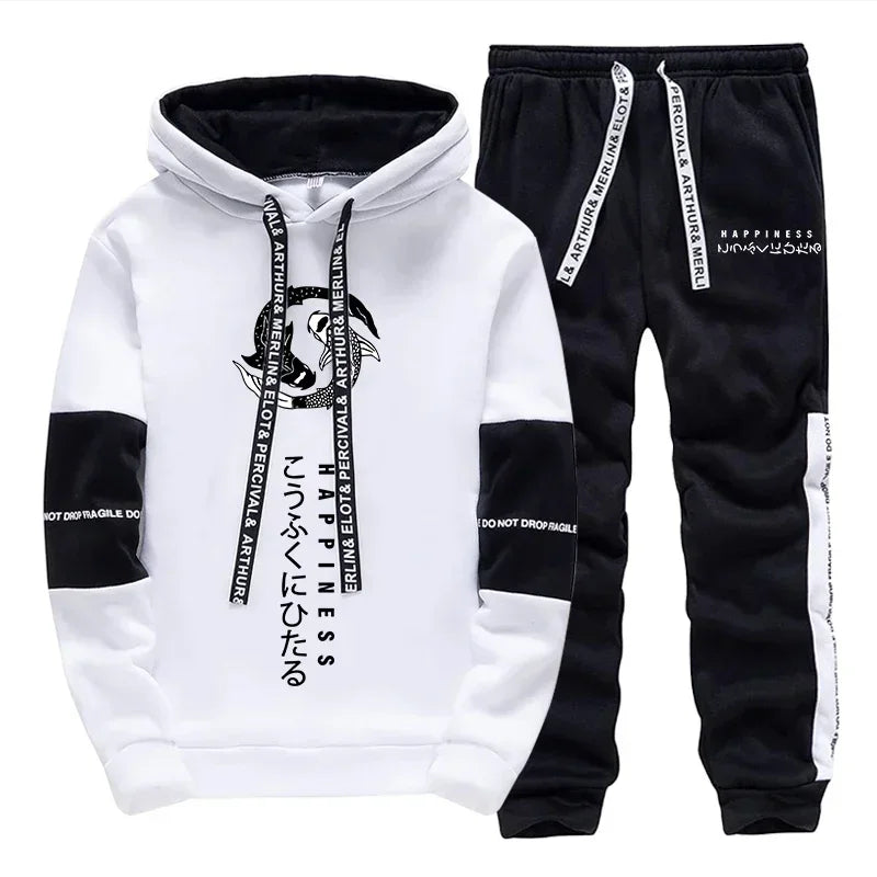Casual Daily Outdoor Men's Tracksuit Hot Sales Sports Hooded Single Piece Sweatshirts And Sweatpants Comfortable Jogging Quality.