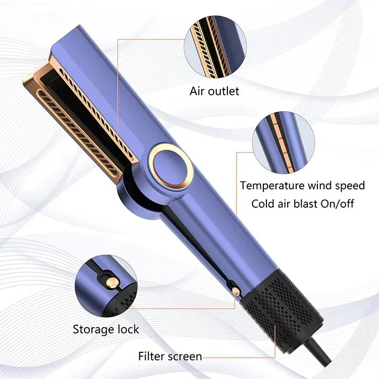 2 In 1 Hair Straightener multi styler Hair Dryer 110000rpm electric hair brushes Straightening Air Intuitive Airflow