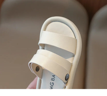 Toddlers Boys Girls Sandals Summer New Children Casual Beach Shoes Kids Fashion Sandals Anti-sliperry Soft-soled Sports Sandals