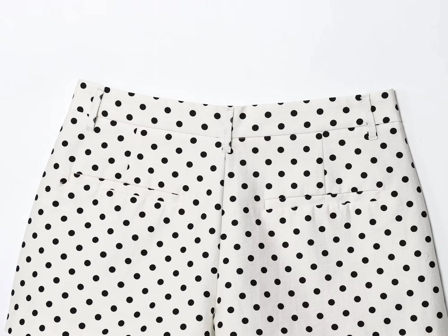 TRAFZA Herbst Polka Dot Gedruckt Jacke Für Frauen Lange Ärmel Rollkragen Zipper Mit Taschen Kordelzug Lose Vintage Mäntel