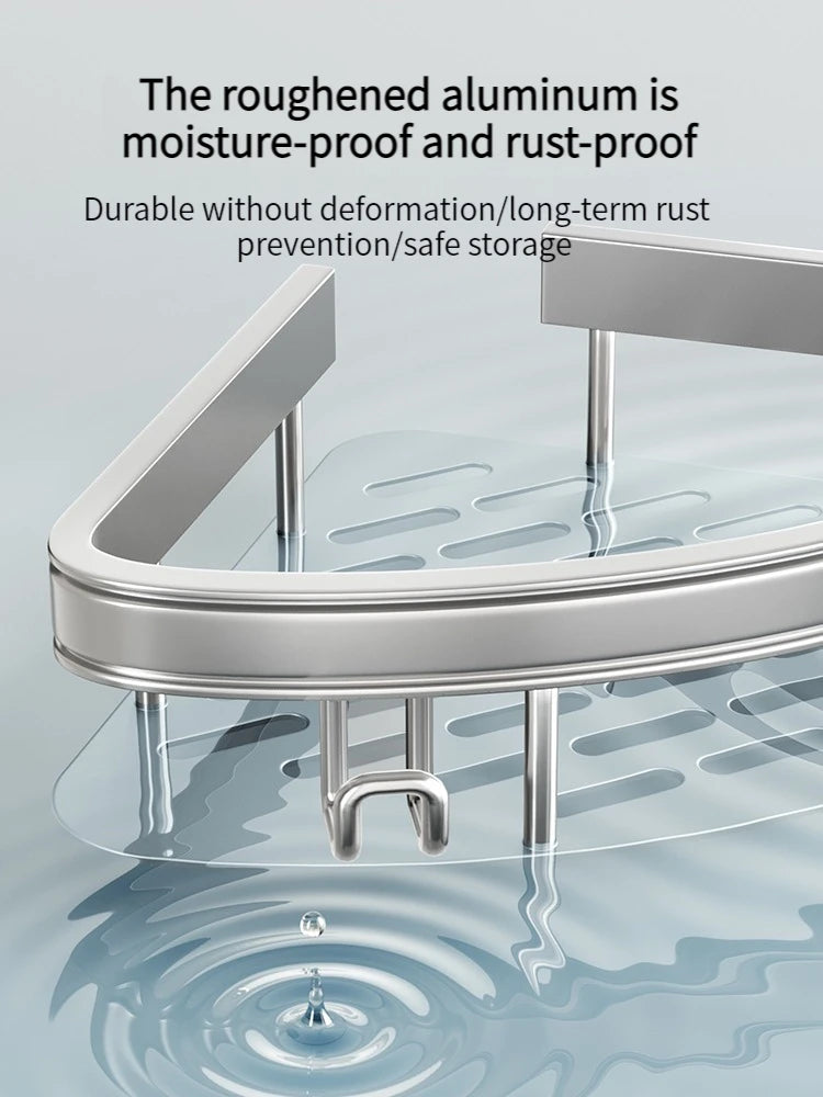 Yun jie ya Free Punch Bad Lager regal Kleiderbügel WC Eck regal Veranstalter Wand Dusch regal Wohn accessoires