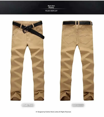 Frühling Sommer männer Hosen Farbe Gerade Bein Hosen Jugend männer Tragen Koreanischen Stil Slims Glättet Silhouette Dünne handel Hosen.