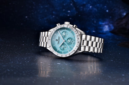 PAGANI DESIGN 2025 New Saturn Men's Watches Top Luxury Quartz Watch Men Light Tan Chronograph AR Sapphire crystal Wristwatch Men