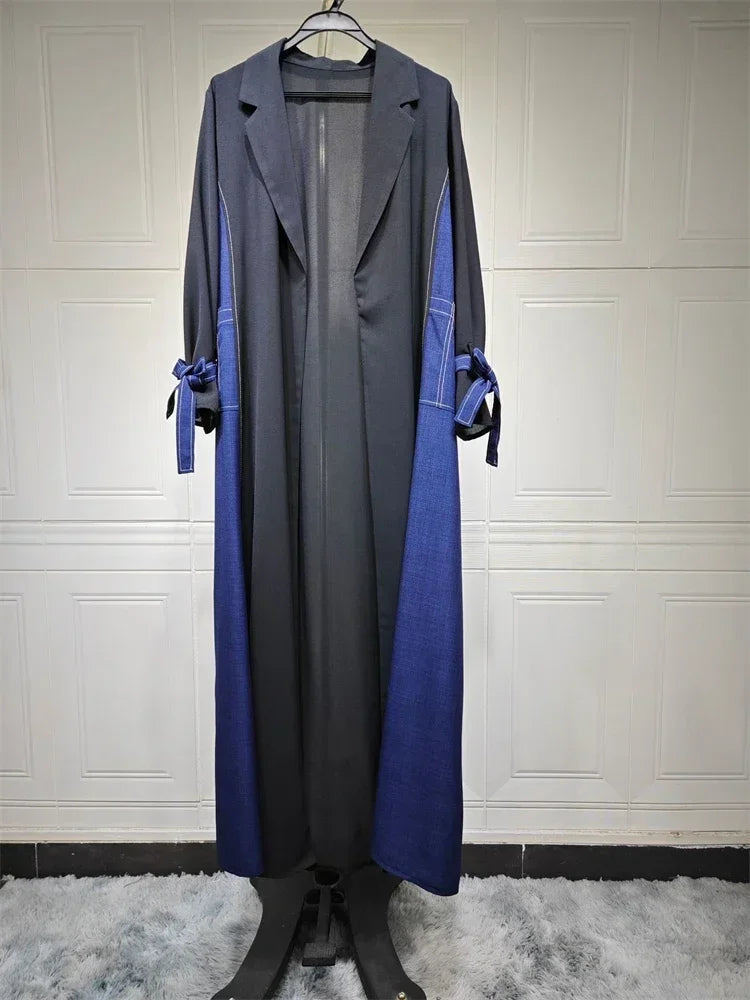 Ramadan Eid Open Muslim Kimono Abaya Damen Dubai Luxury Kebaya Prayer Clothes Abayas For Women Arabic Kaftan Dress Islam Robe.