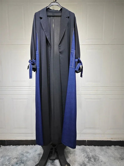 Ramadan Eid Open Muslim Kimono Abaya Damen Dubai Luxury Kebaya Prayer Clothes Abayas For Women Arabic Kaftan Dress Islam Robe.