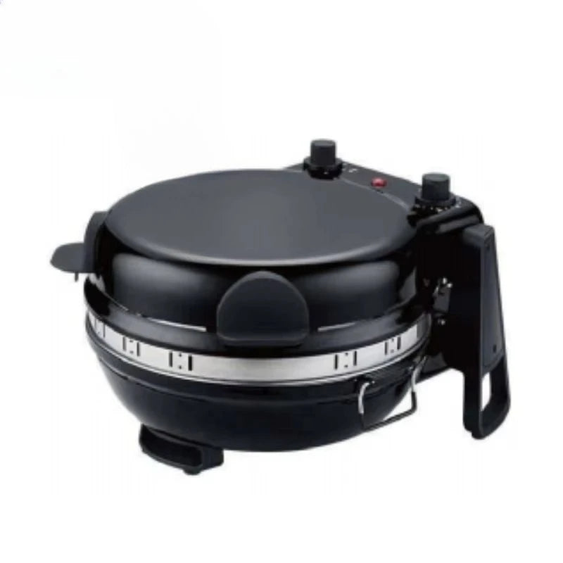 12-Zoll-Mini-Elektro-Pizza- und Grillofen aus Edelstahl mit integrierter Schwenkfunktion, USB-Stromversorgung für den Haushalt