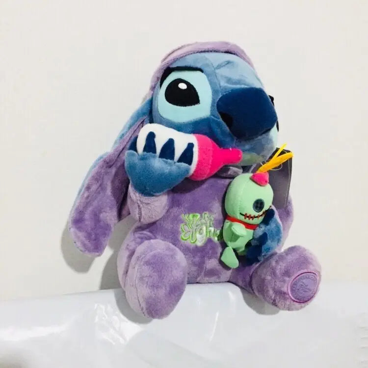 Disney 40 cm Cartoon cute Lilo and Stitch plush toys  Creativity Stuffed Plush Doll Toys Kids Birthday girlfriend Gift.