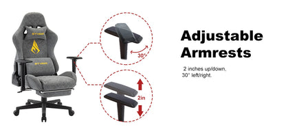 SYMINO Vintage ergonomischer Gaming-Stuhl aus PU-Leder