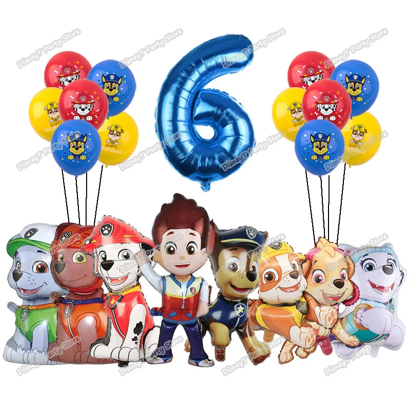 PAW Patrol Geburtstag Party Dekoration Neue Version Ballon Set Einweg Geschirr Kid Event Liefert Banner Hintergrund Geschenk