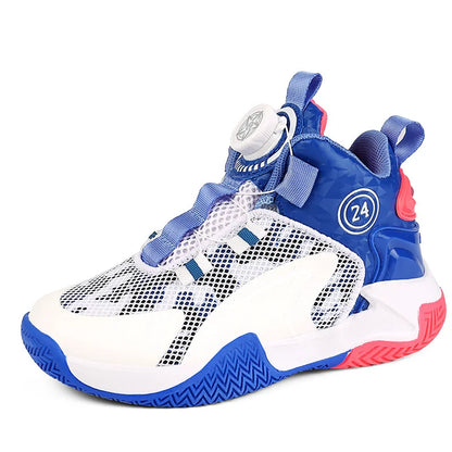 Kids Basketball Shoes Boys Sneakers Non-slip Child Trainer Basket Shoes Outdoor Children Sport Shoes