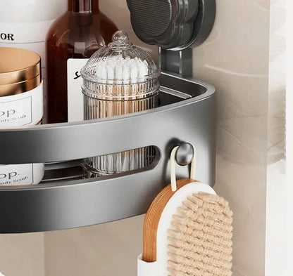 Waschraum-Saugnapf ohne Stanzen, dreieckiges Lagerregal, Badezimmer, Toilette, Ecke, Handtuch, Duschgel, Lagerregal